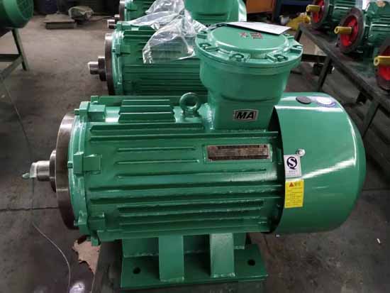 湖北鄂州馬先生訂購ybj40-4隔爆電機6台