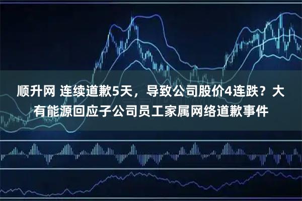 顺升网 连续道歉5天，导致公司股价4连跌？大有能源回应子公司员工家属网络道歉事件